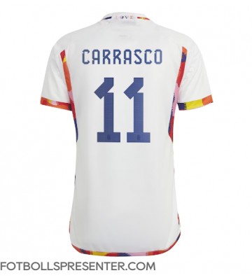 Belgien Yannick Carrasco #11 Borta Matchtröja VM 2022 Kortärmad